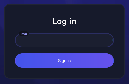 Login Screen