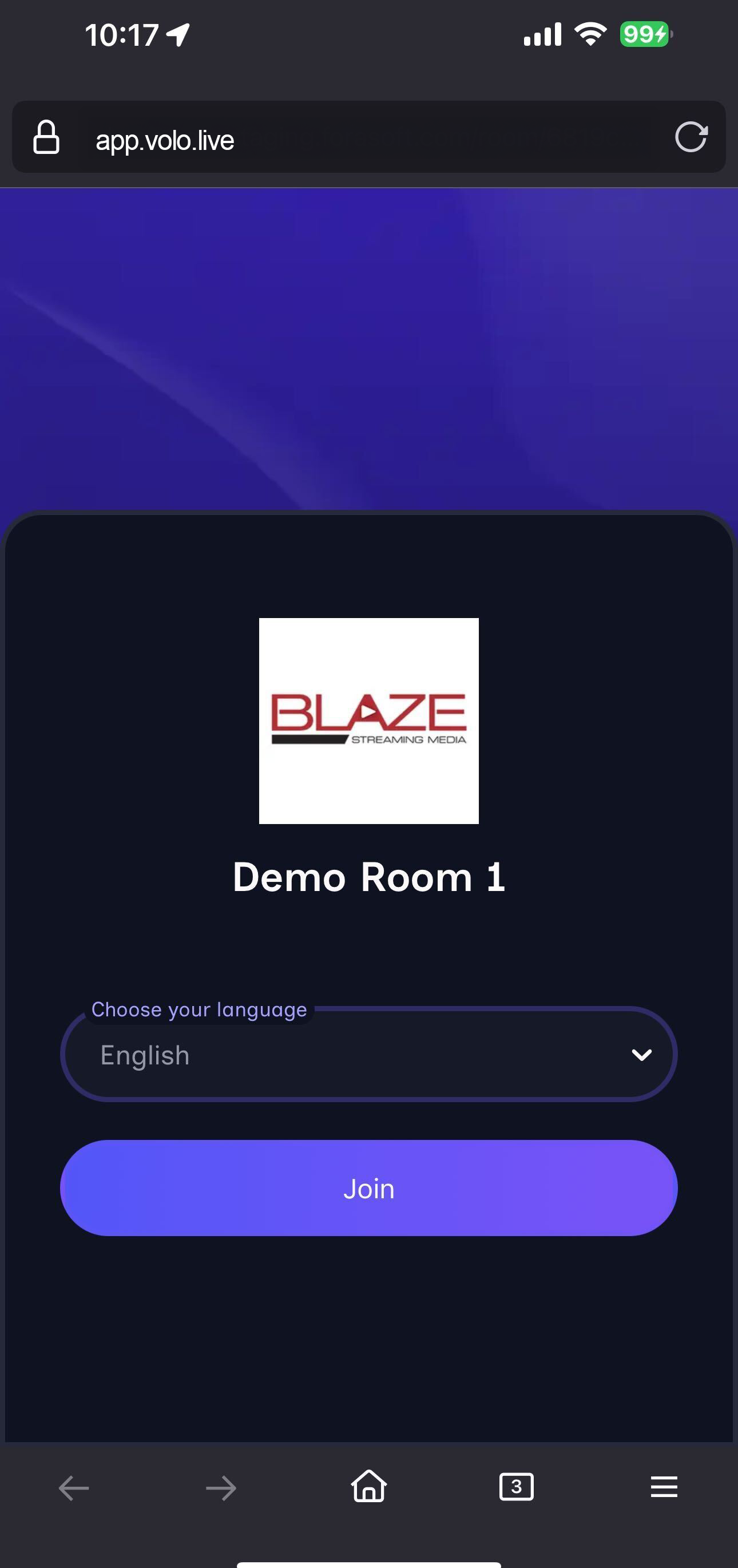 Login Screen